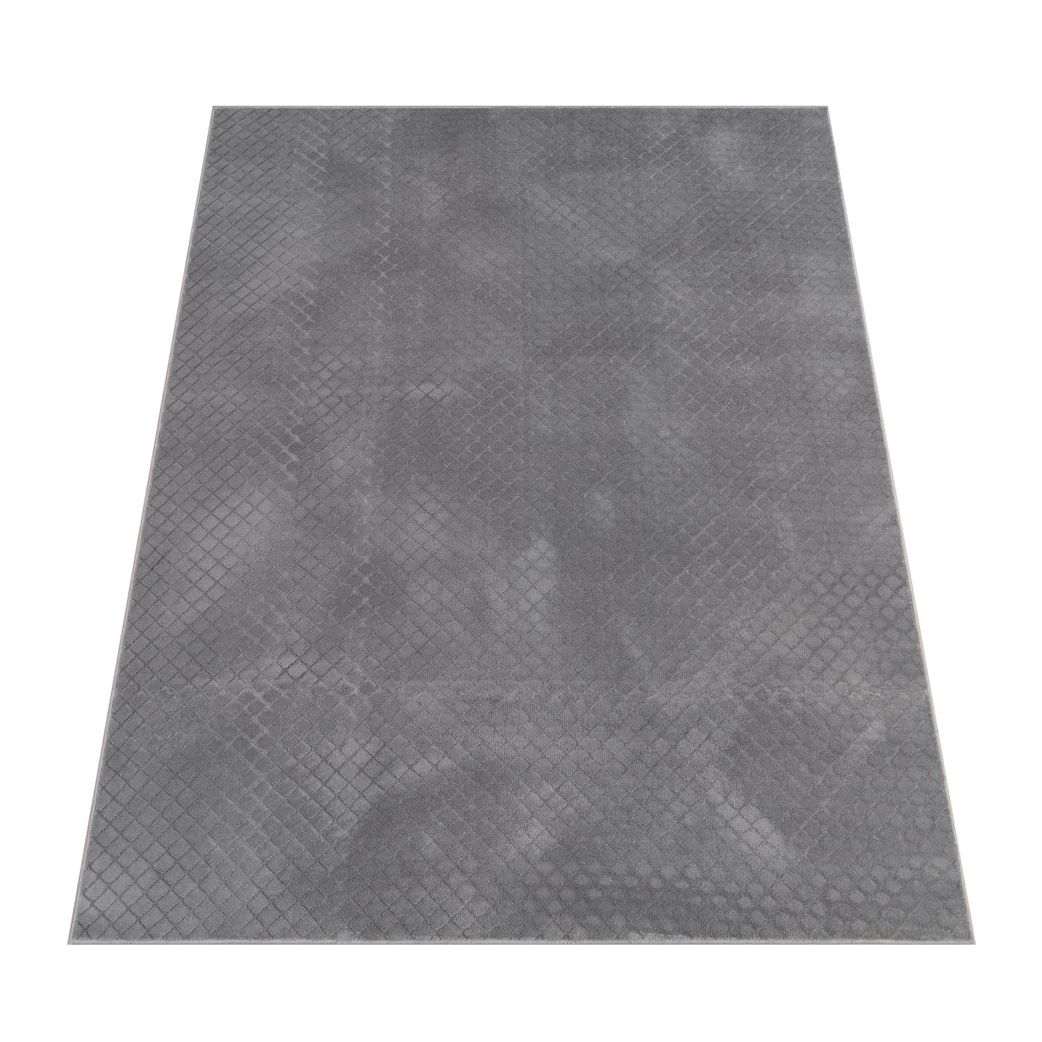 KURZFLORTEPPICH 60/100 cm Rotterdam 591 - Anthrazit, Kunststoff (60/100cm) - Paco Home