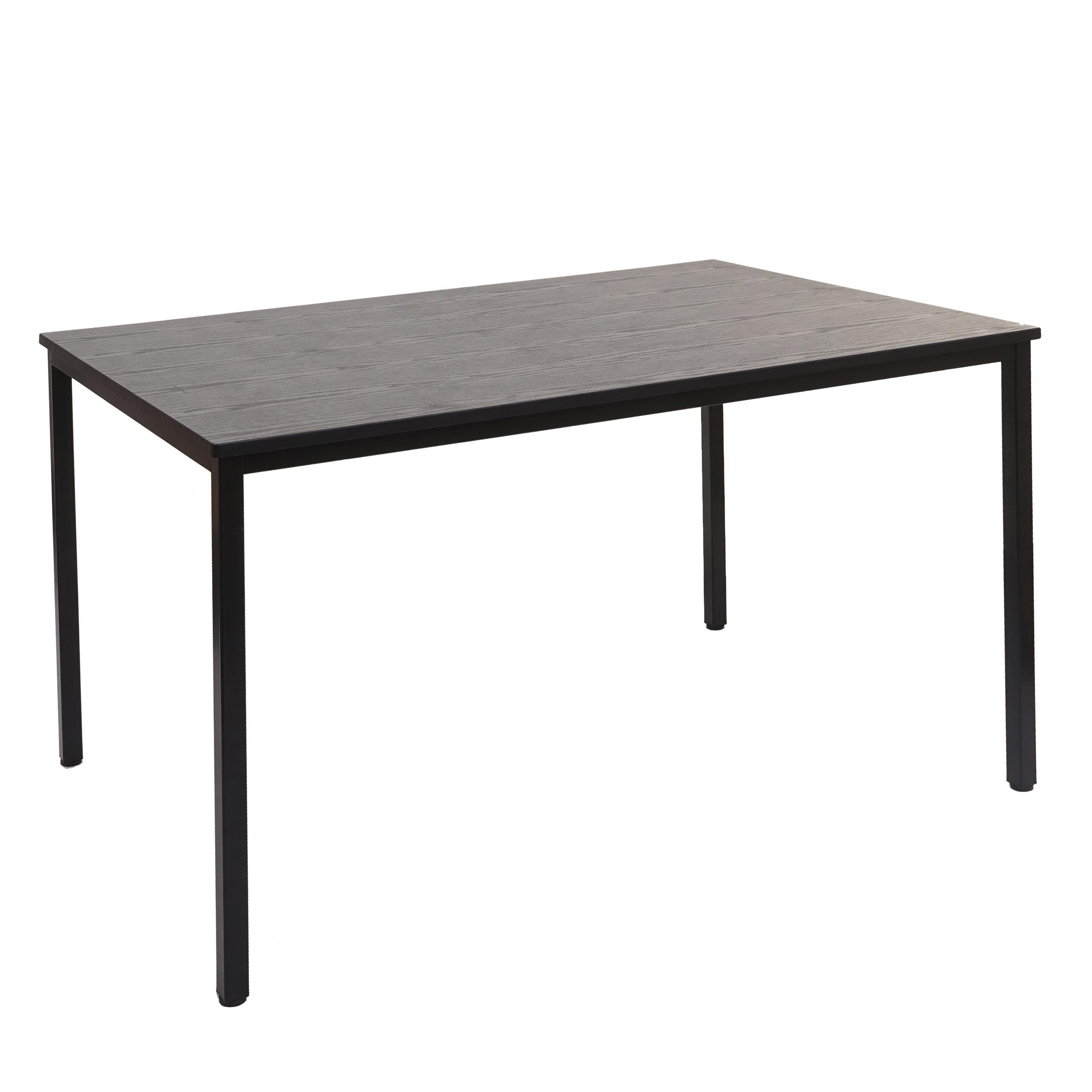 SCHREIBTISCH PETRILA eckig Eiche Schwarzbraun Dekor - Mooreichefarben, Holzwerkstoff (80/120/75cm) - MCW
