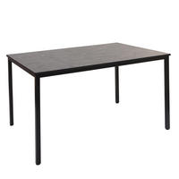 SCHREIBTISCH PETRILA eckig Eiche Schwarzbraun Dekor - Mooreichefarben, Holzwerkstoff (80/120/75cm) - MCW