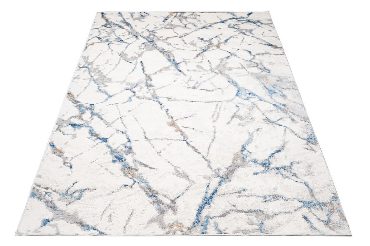 TEPPICH VALLEY Grau Blau 200/300 cm - Blau, Textil (200/300cm) - Tapiso