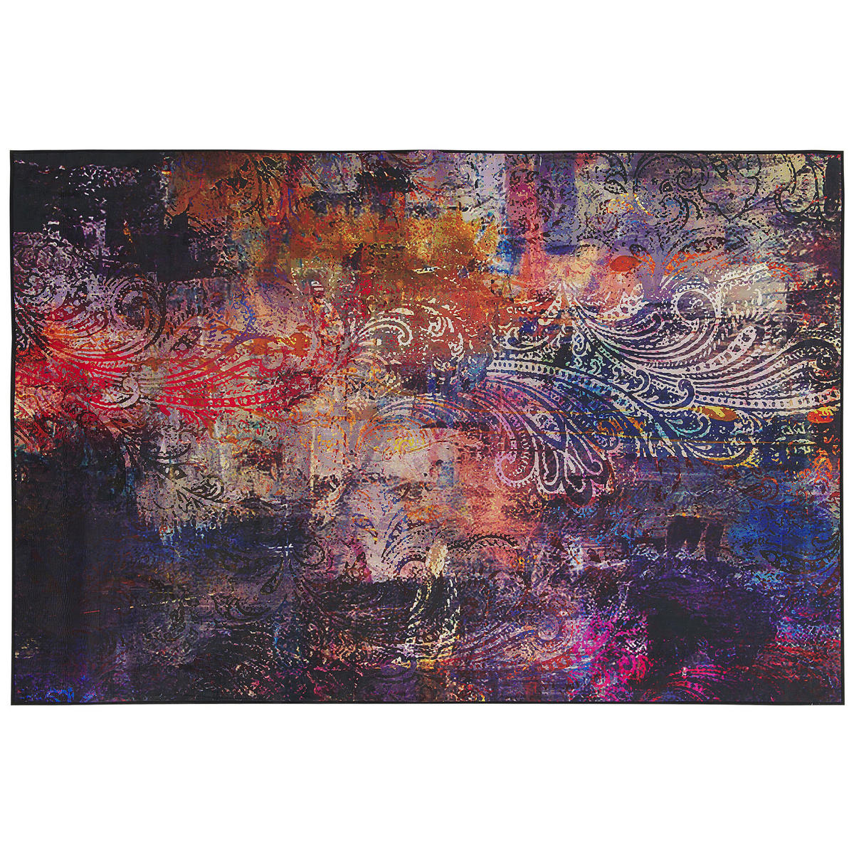 KURZFLOR-TEPPICH Mardin 230/160 cm - Multicolor, Kunststoff (160/230cm) - Beliani