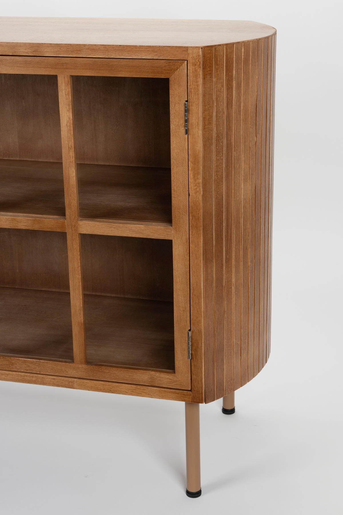 BEISTELLTISCH Yaz - Braun - 38/100/80 cm - Braun, Holz (38/100/80cm)