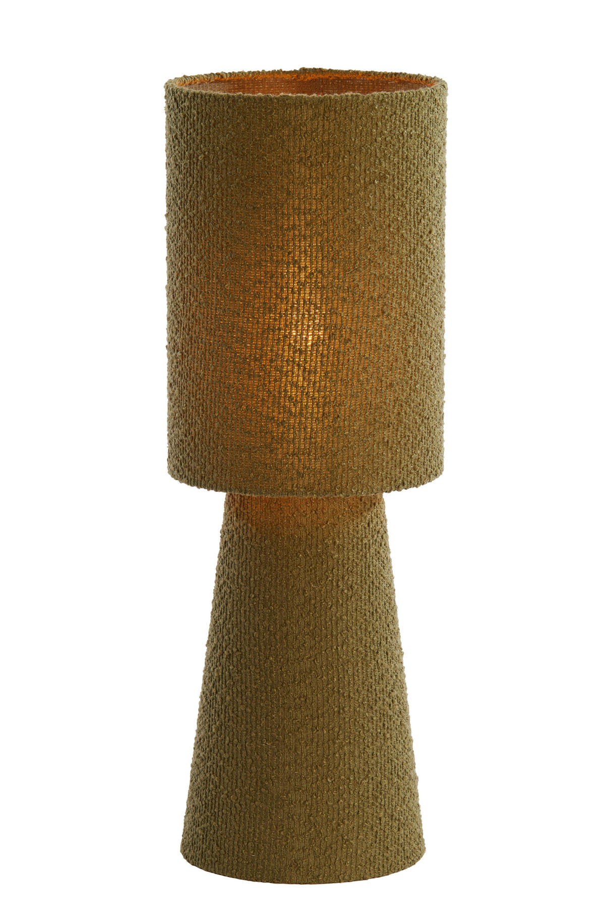 TISCHLAMPE Mikkel Grün Ø20/58 cm - Grün, Textil (20/20/57.5cm) - Light & Living