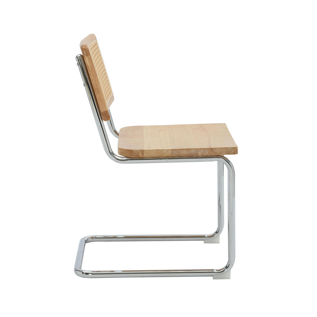 STUHL 2-tlg., Beige - Beige, Holz (48/79/55cm) - Oviala