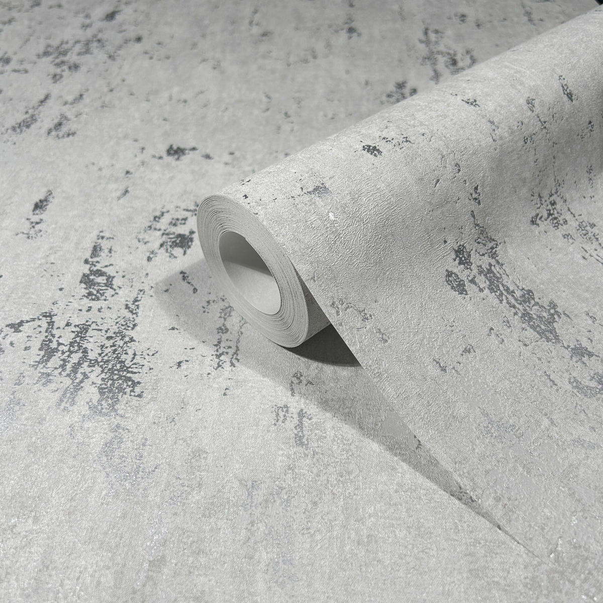 VLIESTAPETE Betonoptik Tapete grau - Hellgrau, Papier (53/1005cm) - marburg