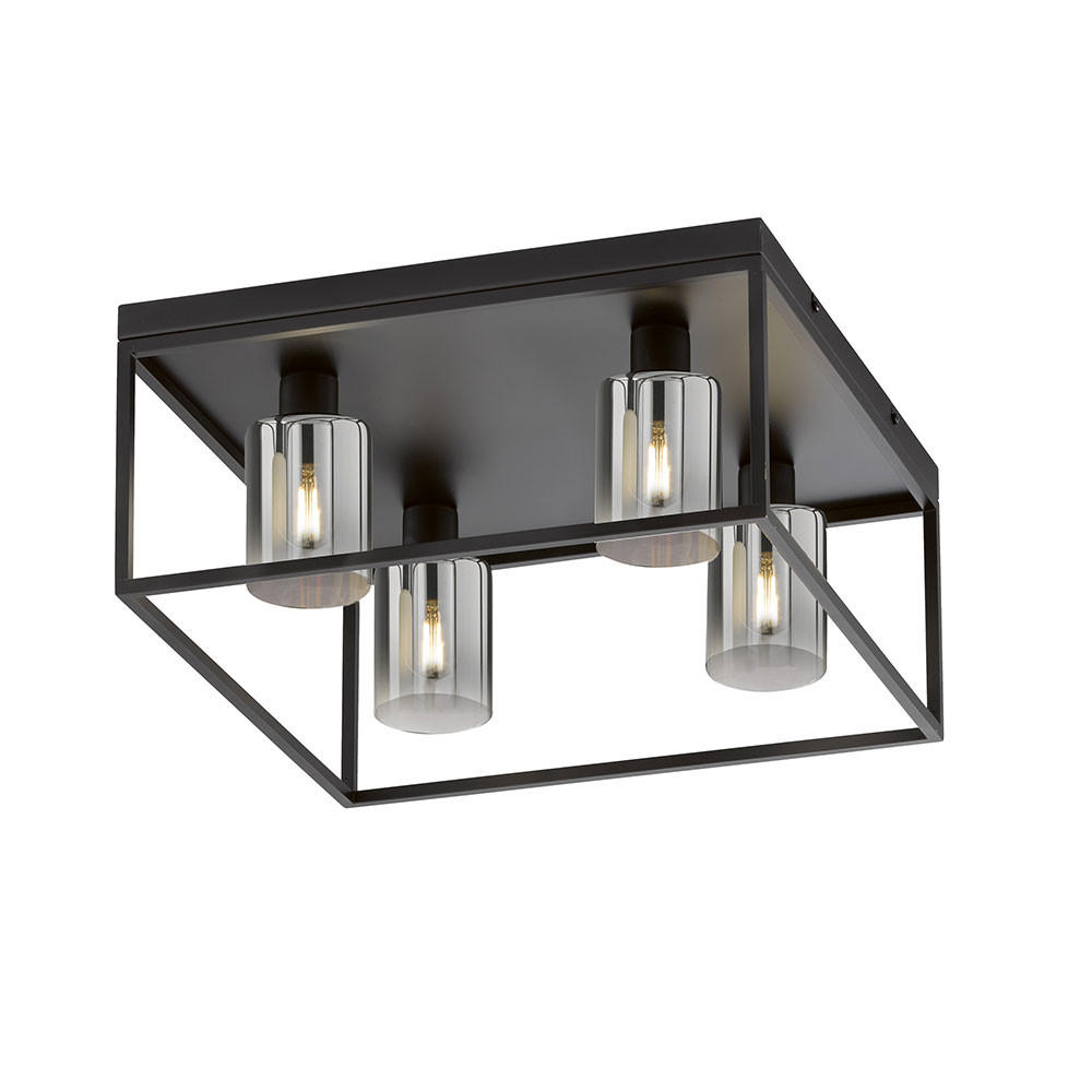 XXXLutz Deckenleuchte Schwarz 45x20.5x45 cm