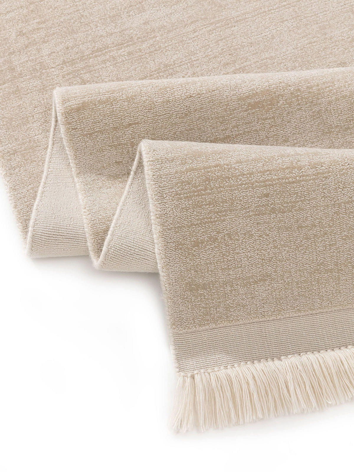 TEPPICH aus recyceltem Material Jade Cream 120x170 cm - Creme, Textil (120/170cm) - benuta Pure