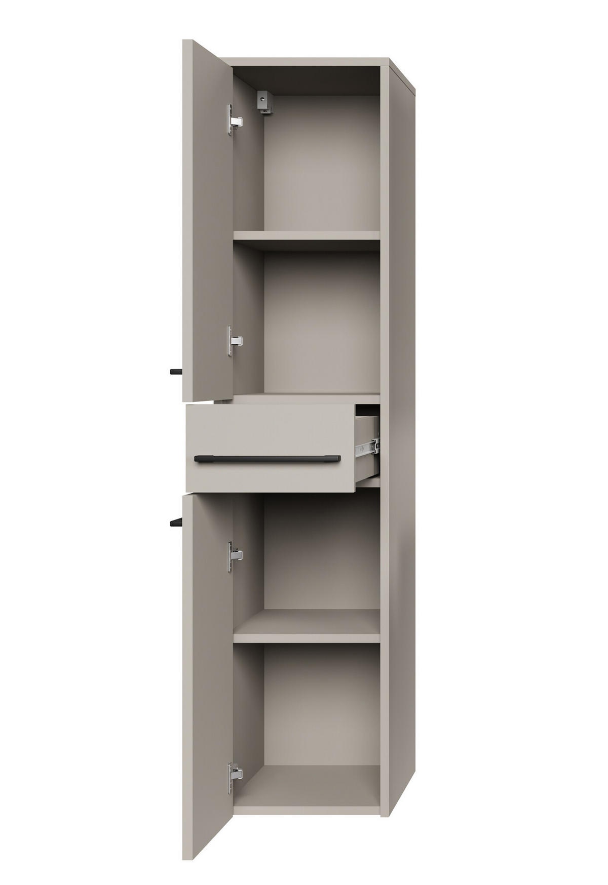 BADEZIMMERSCHRANK Florence mit 2 Türen Cashmere - 30 x 35 x 130 cm - Kaschmir, Holz (30/130/35cm) - Badplaats