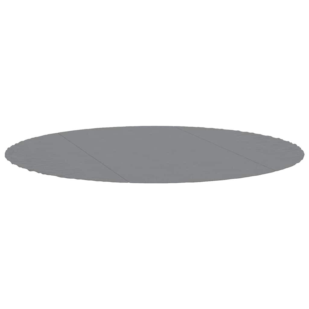 POOL-BODENTUCH Hellgrau Ø306 Cm Polyester Geotextil - Grau, Textil (306/306cm) - vidaXL