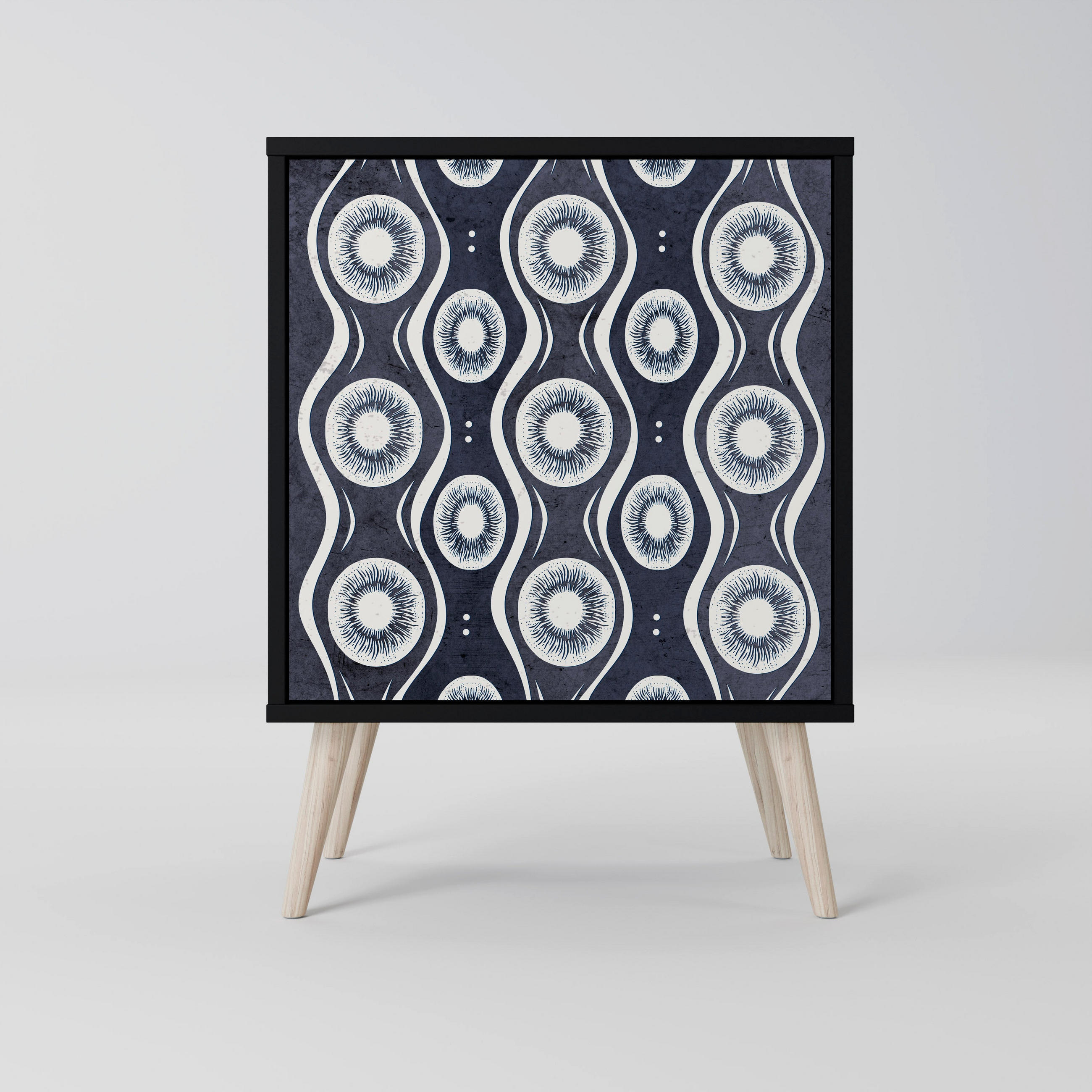 SpaceRebels Sideboard Schwarz 57.5x77.5x42 cm