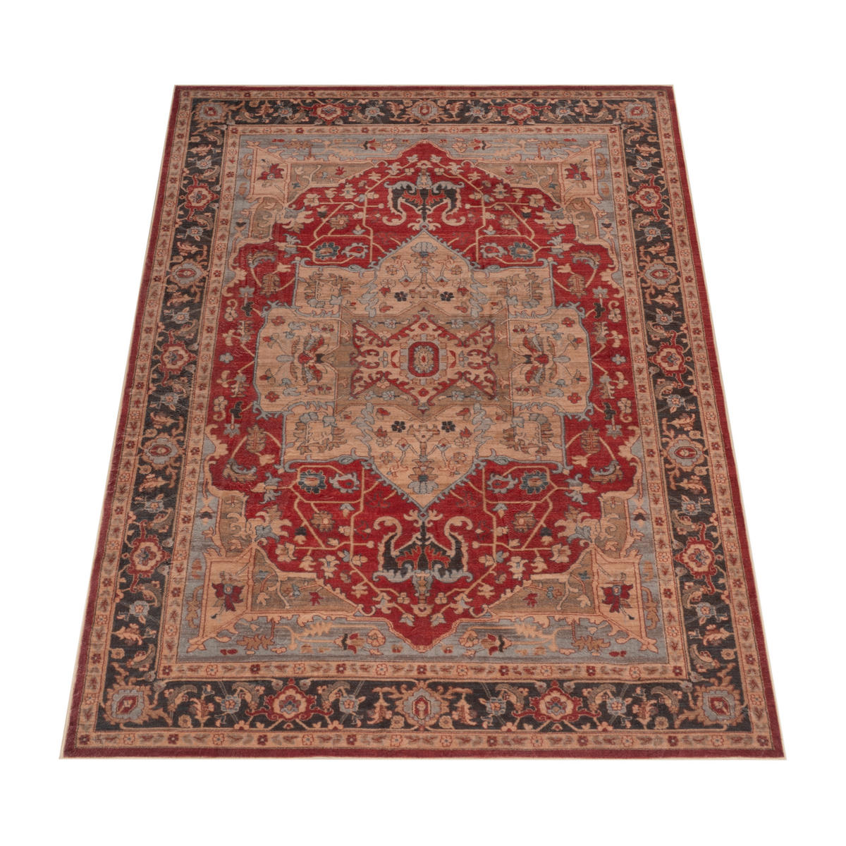 KURZFLORTEPPICH 120/160 cm Semer 423 - Rot, Textil (120/160cm) - Paco Home