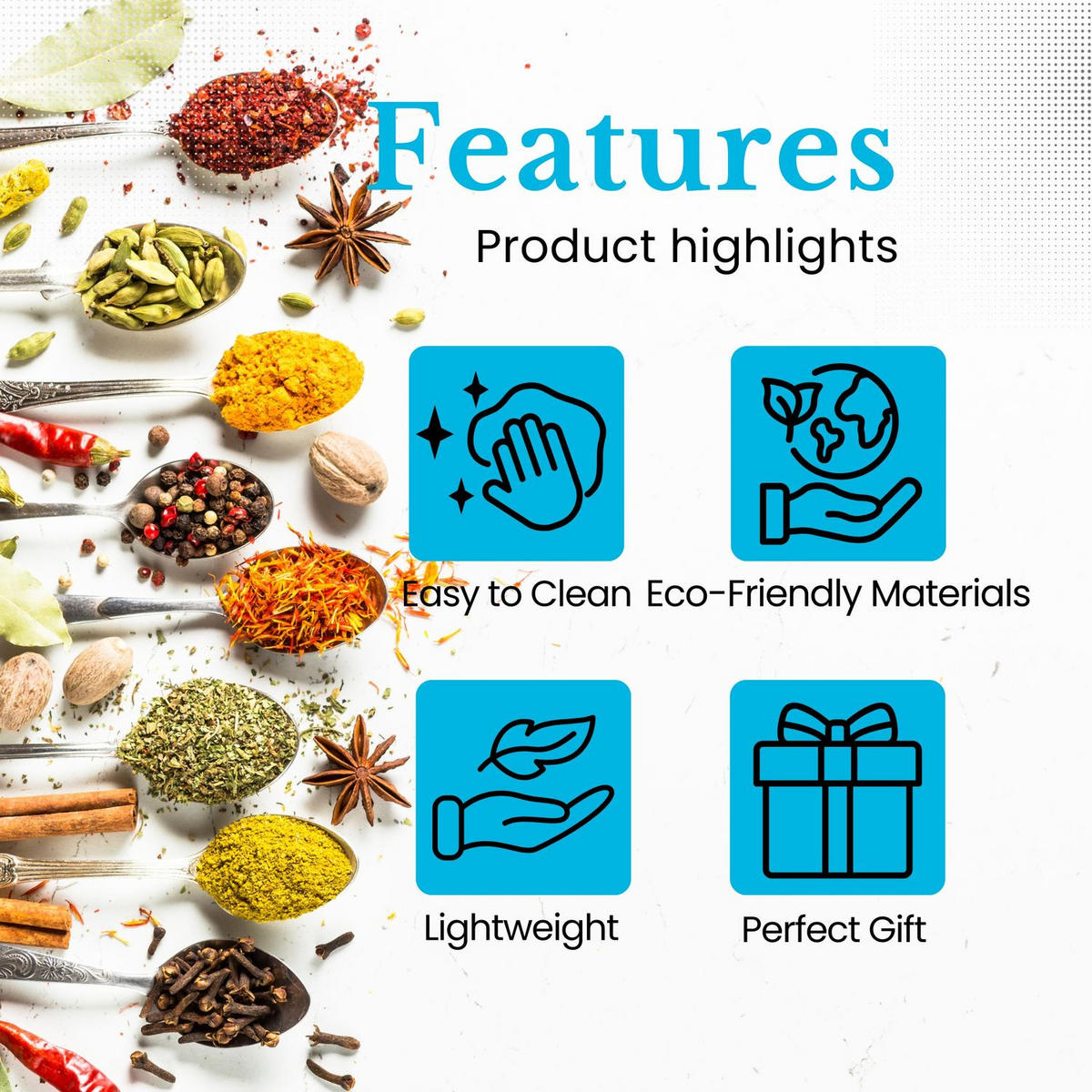 ZUCKERDOSE Vorratsdose mit Deckel Löffel Holztablett (3er-Set) - Schwarz, Keramik (8.5/11.5cm) - Intirilife