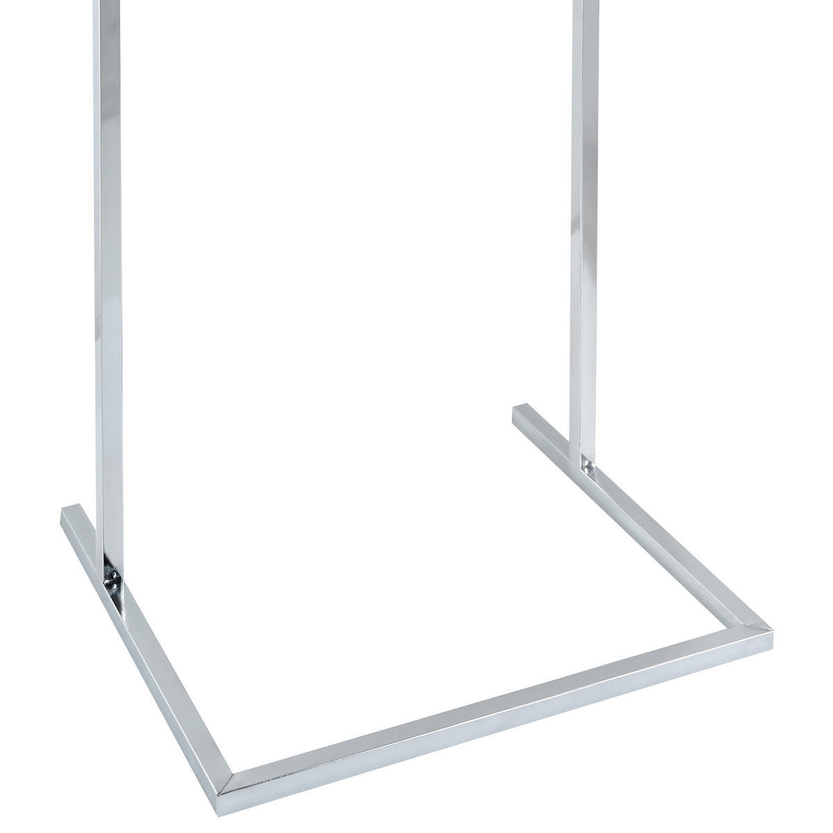 HANDTUCHSTÄNDER Metall Silber Melincue - Silberfarben, Metall (40/87/35cm) - Beliani