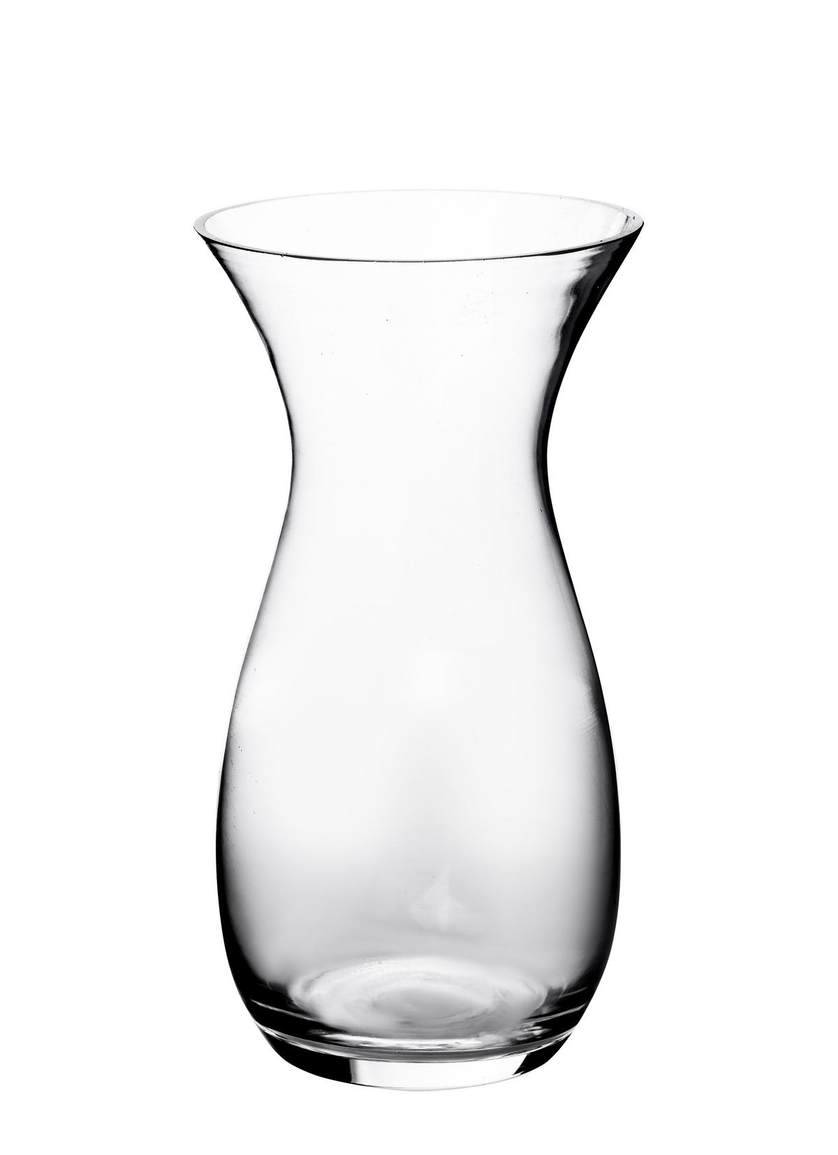 VASE Serenite Transparent 13.5/13.5/26 cm Glas - Transparent, Glas (26cm) - Mondex