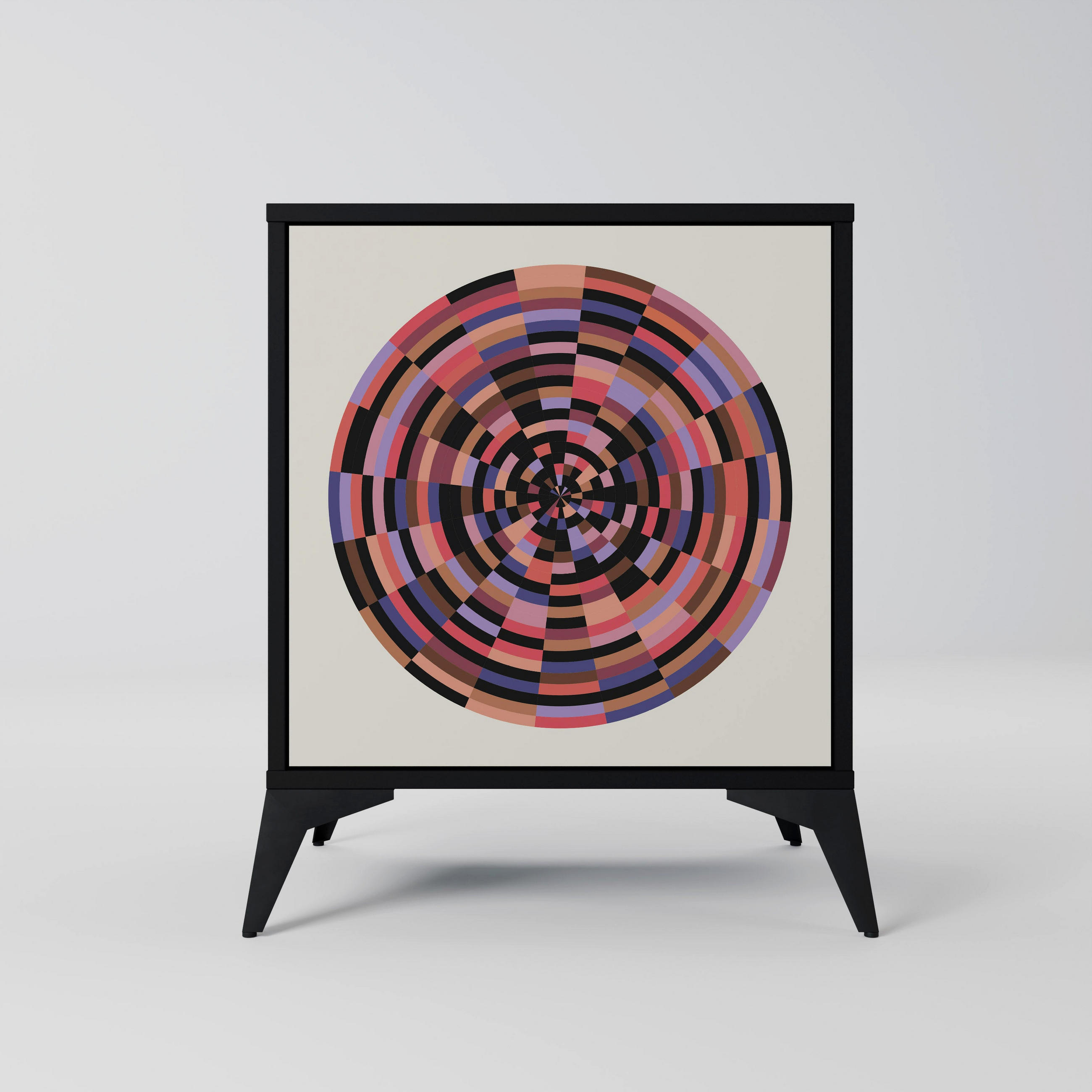 SpaceRebels Sideboard Schwarz 57.5x70.5x42 cm