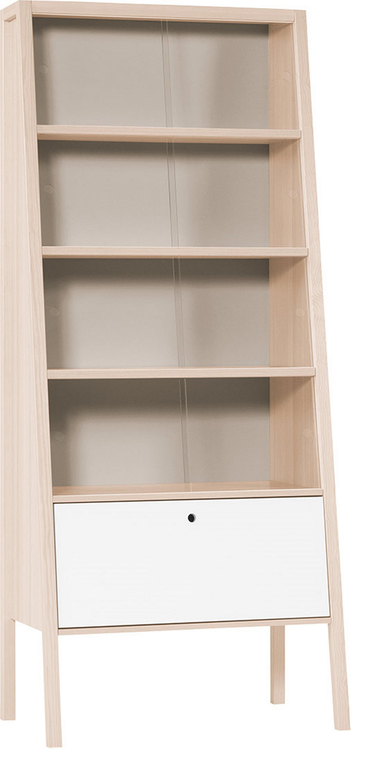 VITRINE SPOT - Weiß, Holzwerkstoff (88/210/56.5cm)