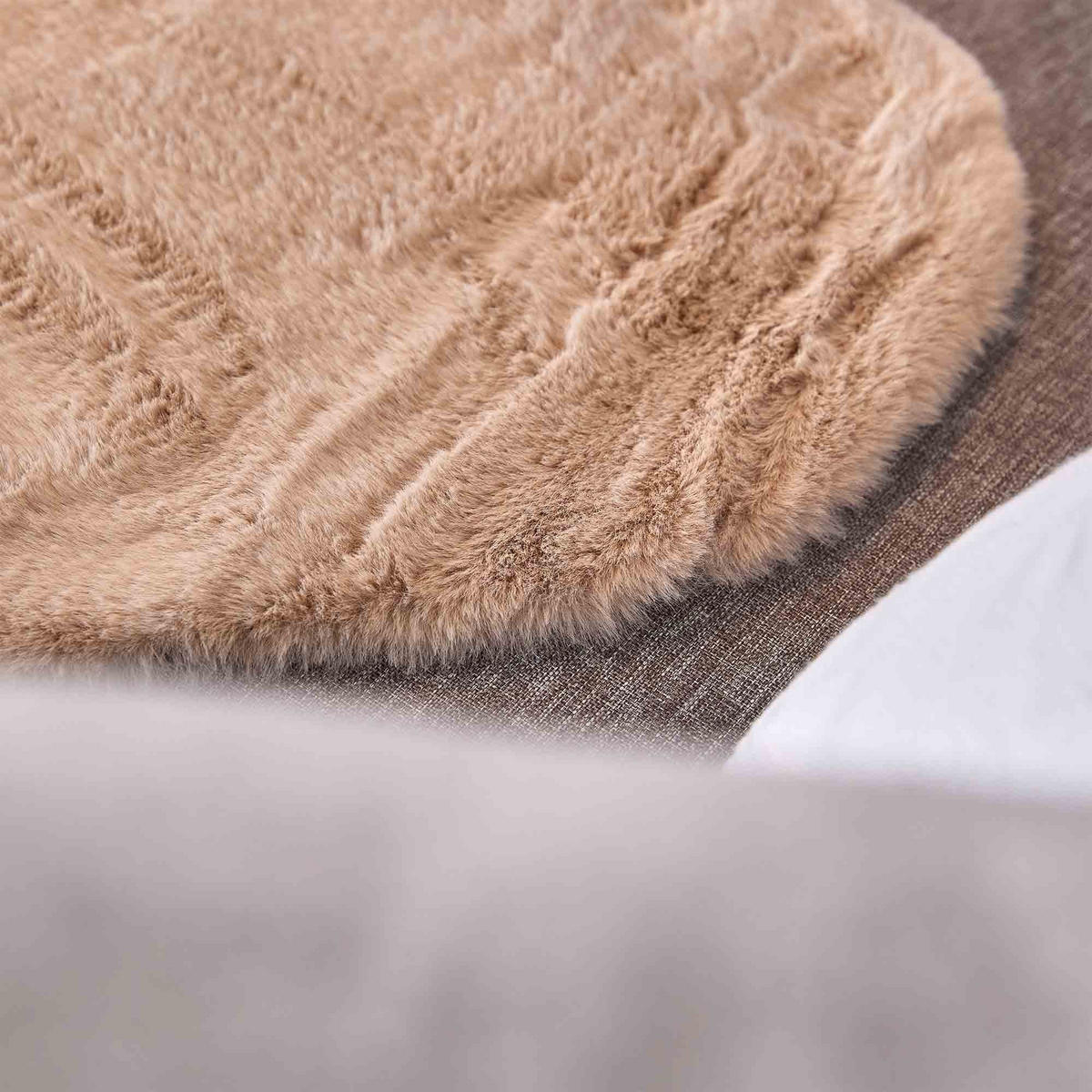 SITZFELL ELDA - Beige, Textil (35/35cm) - Astra