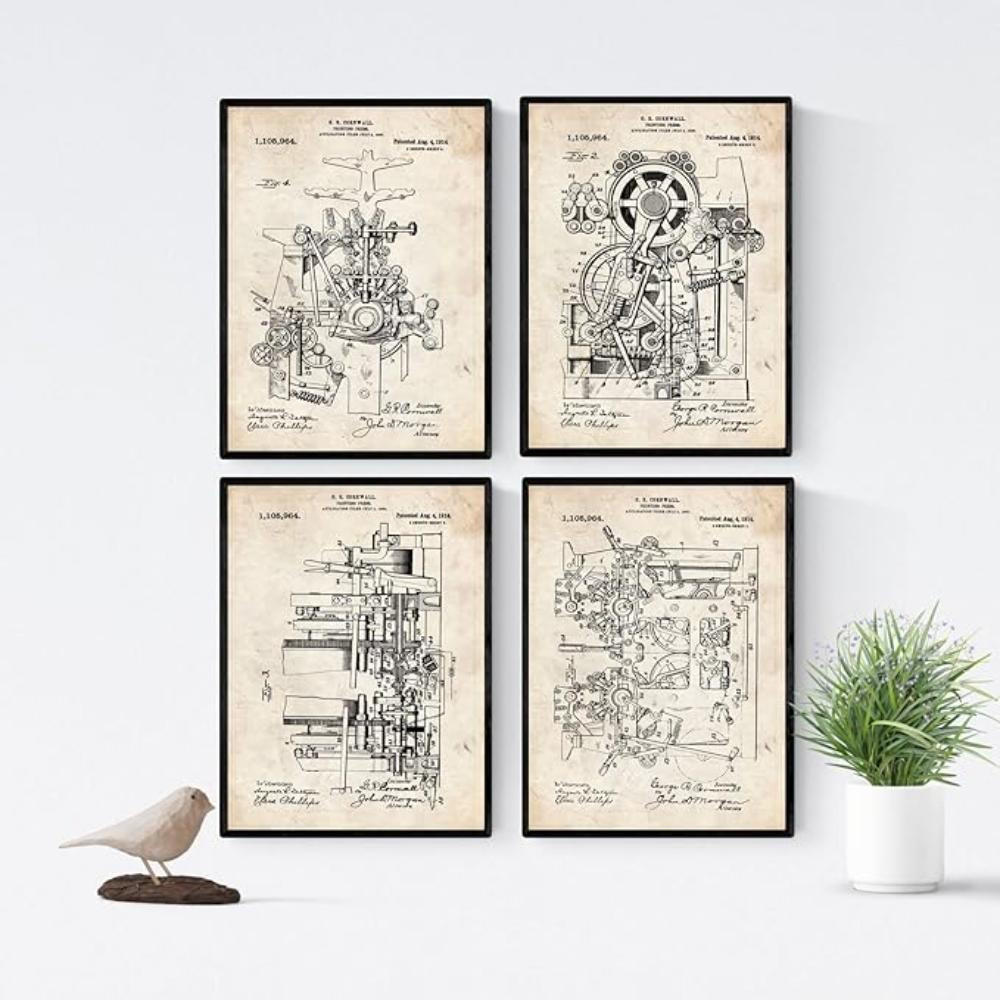Nacnic Poster Schwarz 29.7x3 cm