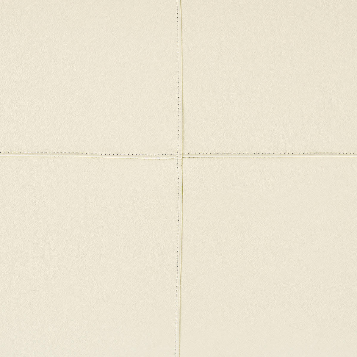 OTTOMANE Oslo 71/95/46 cm - Beige, Leder (95/46/71cm) - Beliani