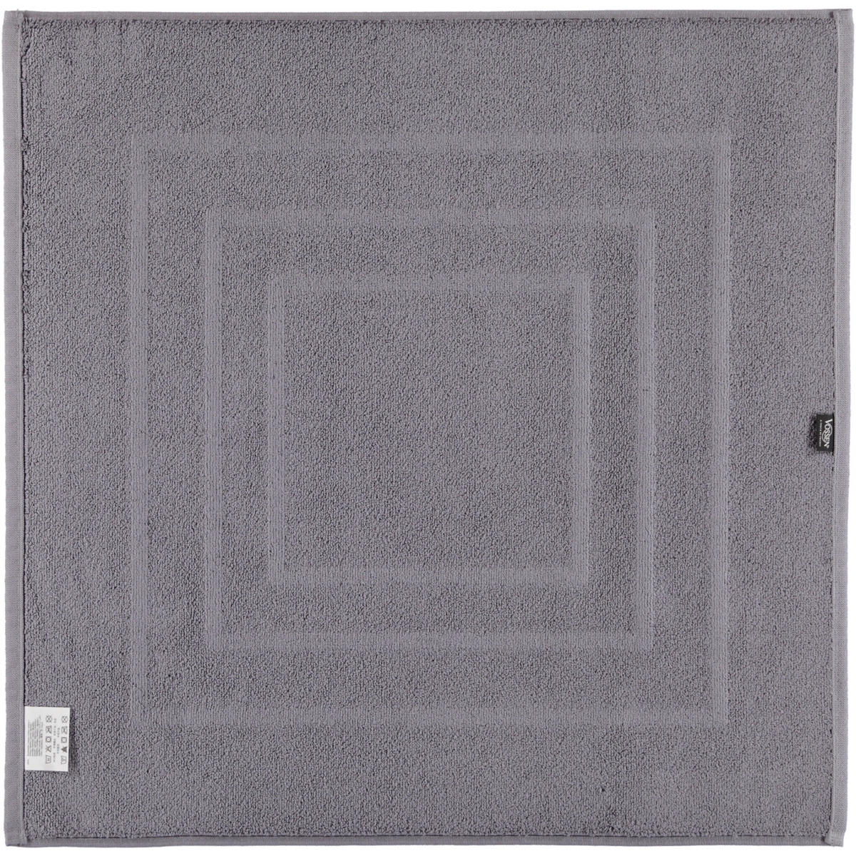 BADEMATTEN FEELING DUNKELGRAU - 7410 - Grau, Textil (60/60cm) - Vossen