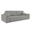 SCHLAFSOFA BEST mit Bettkasten Stoff Quelle Grau - Grau, Holz/Textil (246/83/98cm) - Kaiser Möbel