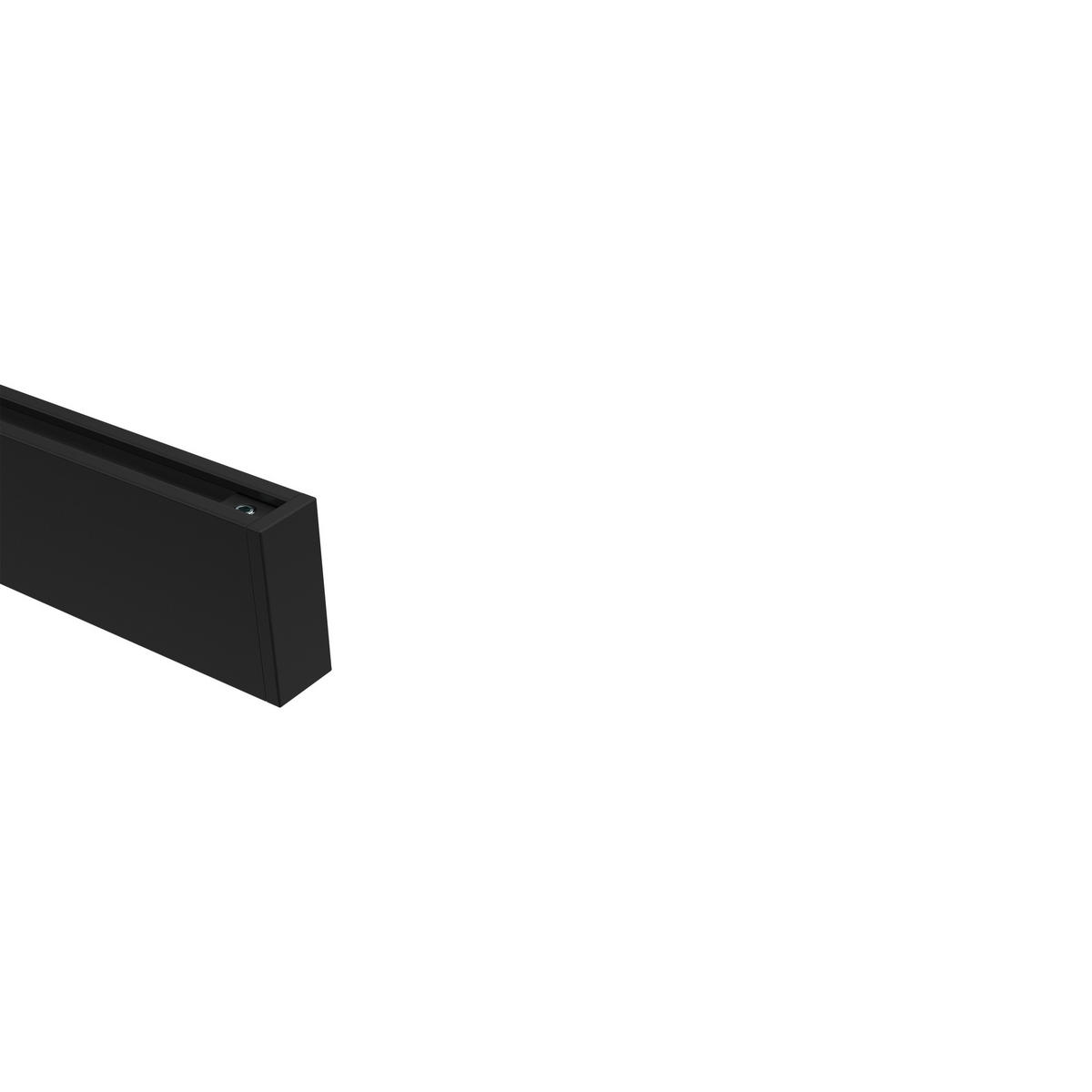 ENDSTÜCKE FÜR GARDINENSTANGEN 14x35 mm, Paxo Schwarz, Packung 2 Stück - Schwarz, Metall (1.5/3.4/3.4cm) - INTERDECO