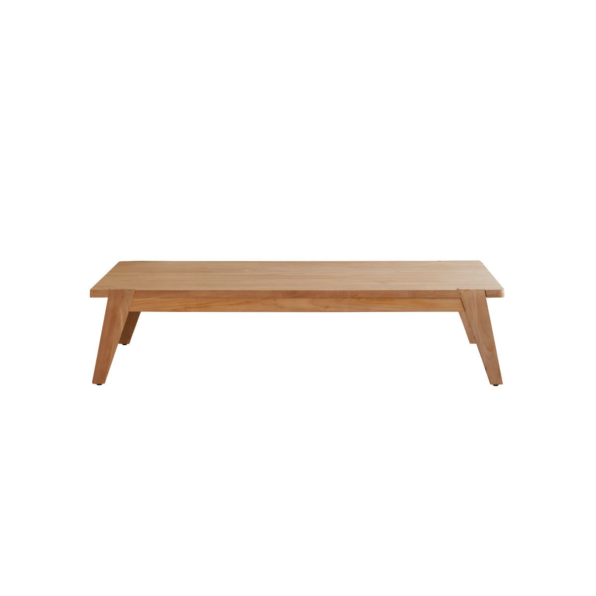 COUCHTISCH Olia Hellbraun aus Teak - Hellbraun, Holz (80/150/35cm) - Tikamoon