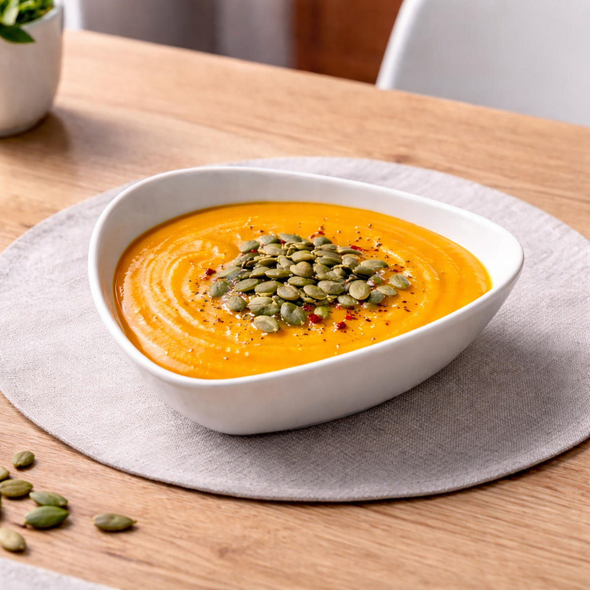 SUPPENTELLER Galet Weiß 22/20/4,5 cm - Weiß, Keramik (22/20/4.5cm) - Secret de Gourmet