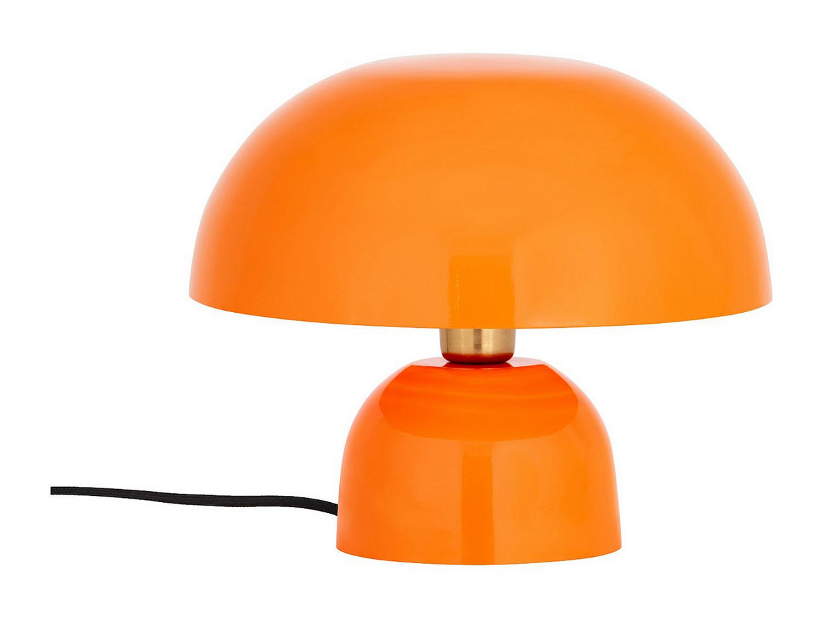 TISCHLAMPE - 31 x 31 - metall - orange Sidney - Orange, Metall (31/31/25cm) - Vente-Unique