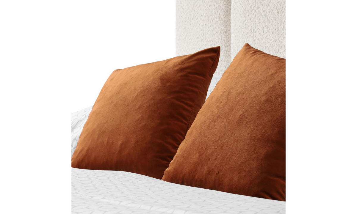 POLSTERBETT ELENA 140x200 cm Creme (Anthology 1), 34 Holzlatten, Kopfteil 108 cm - Creme, Textil (140/200cm) - Lookway