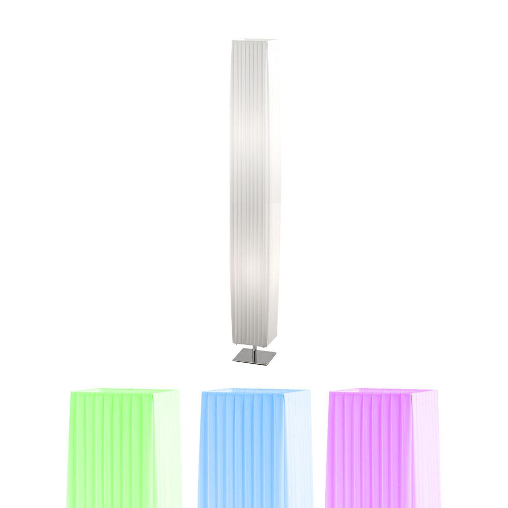 LED STEHLEUCHTE Design Weiß - Weiß, Metall (14/14/119cm) - Globo Lighting