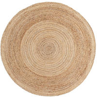 TEPPICH modern rund Naturfaser ALBERTO Beige 200 x 200 cm - Beige, Naturmaterialien (200/200cm) - Novatrend