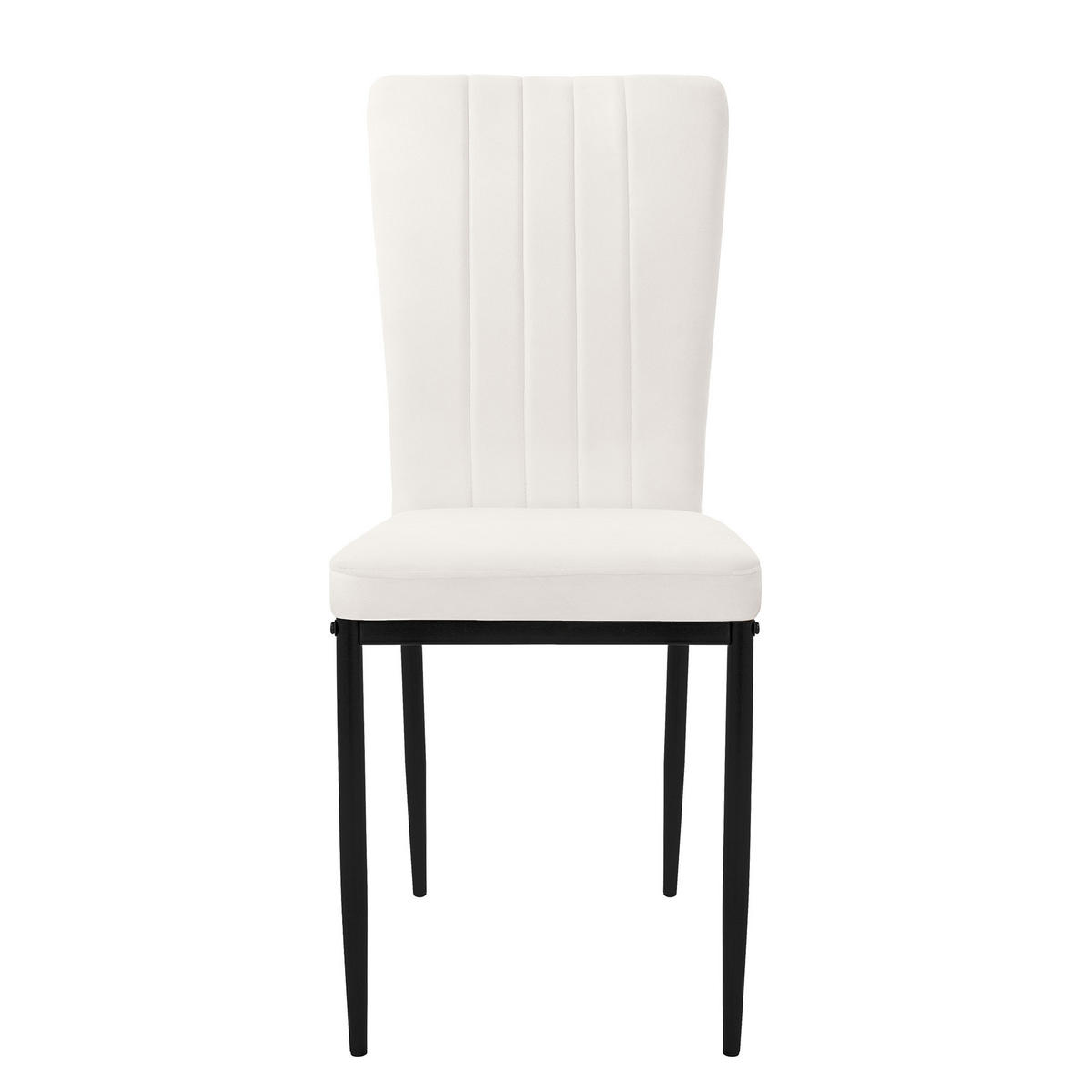 ESSZIMMERSTUHL weiß 4er Set - Weiß, Metall (42/97/42cm) - ML-DESIGN