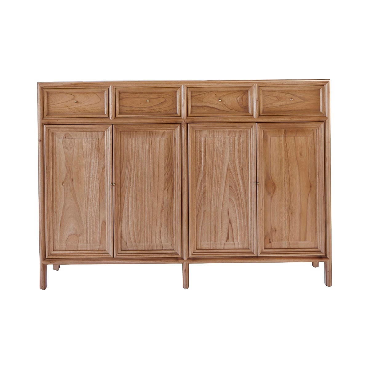 SIDEBOARD Alex Natur aus Helles Mindiholz - Naturfarben, Holz (120/85/41cm) - Tikamoon