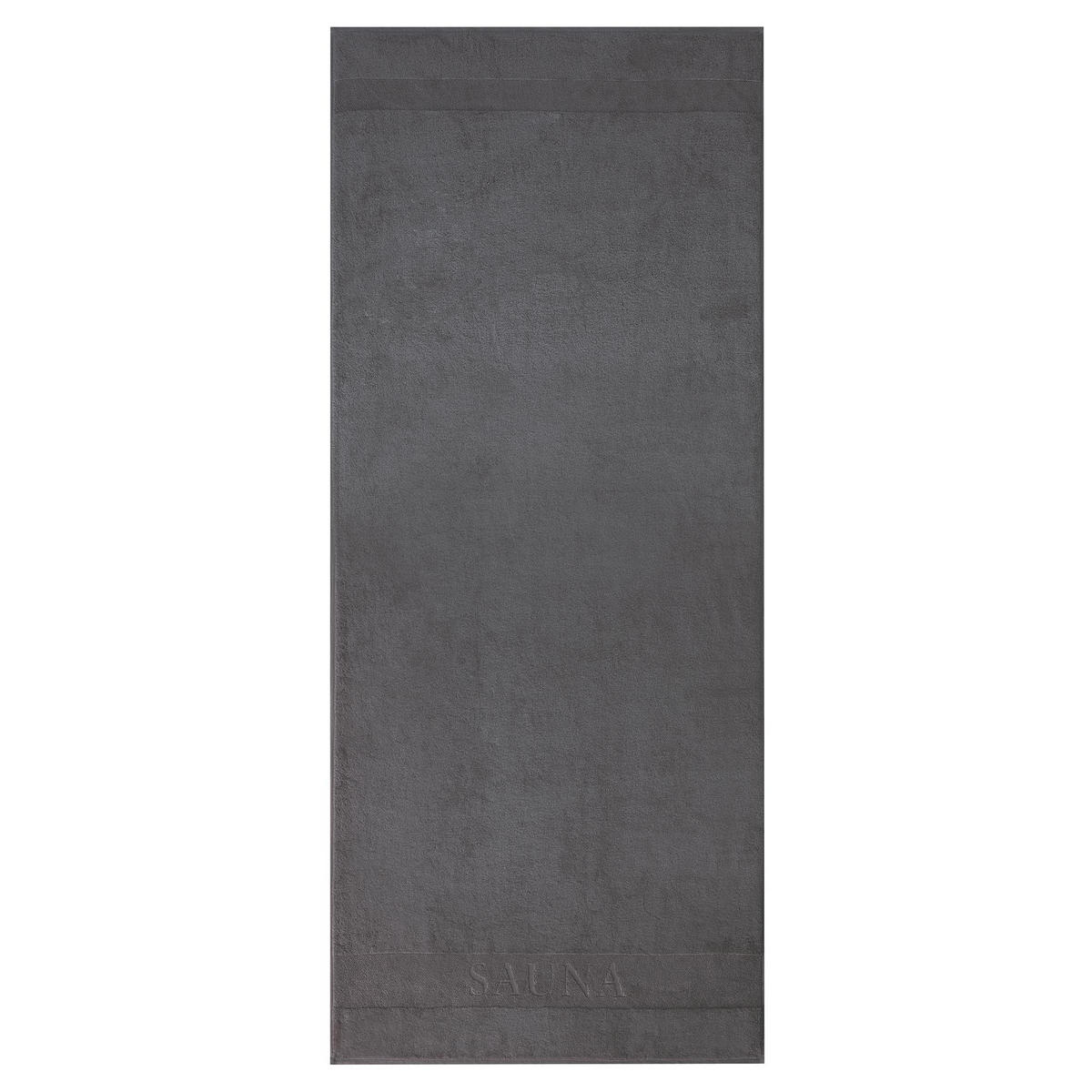 SAUNATÜCHER SPA 2556 GRAPHITE - 774 - Graphitfarben, Textil (80/200cm) - Zöllner