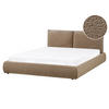 POLSTERBETT mit Lattenrost 160x200 cm Beige Vinay - Taupe, Textil (160/200cm) - Beliani