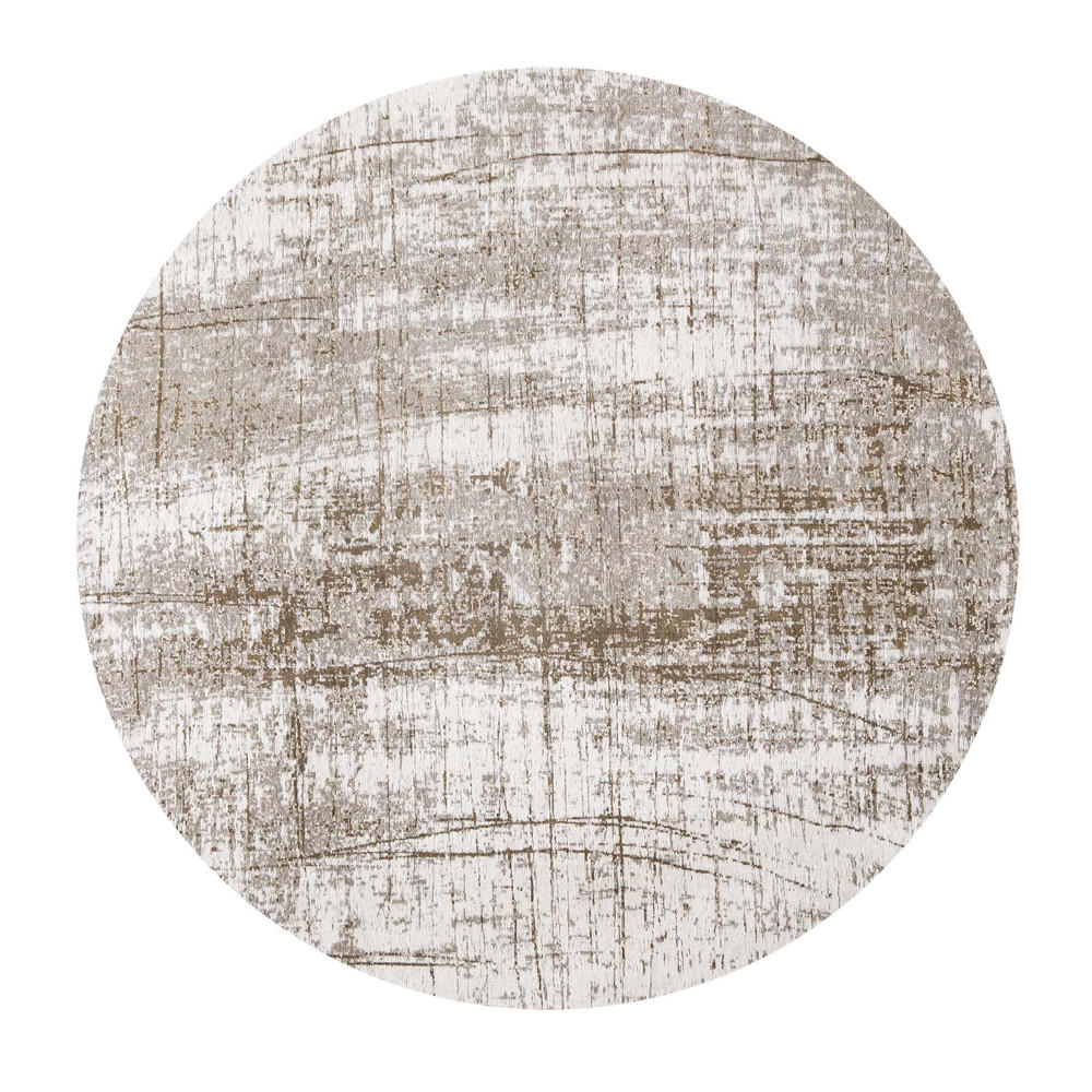 TEPPICH Concrete Jungle Mad Men 140/140 cm - Beige, Textil (140/140cm) - Louis De Poortere