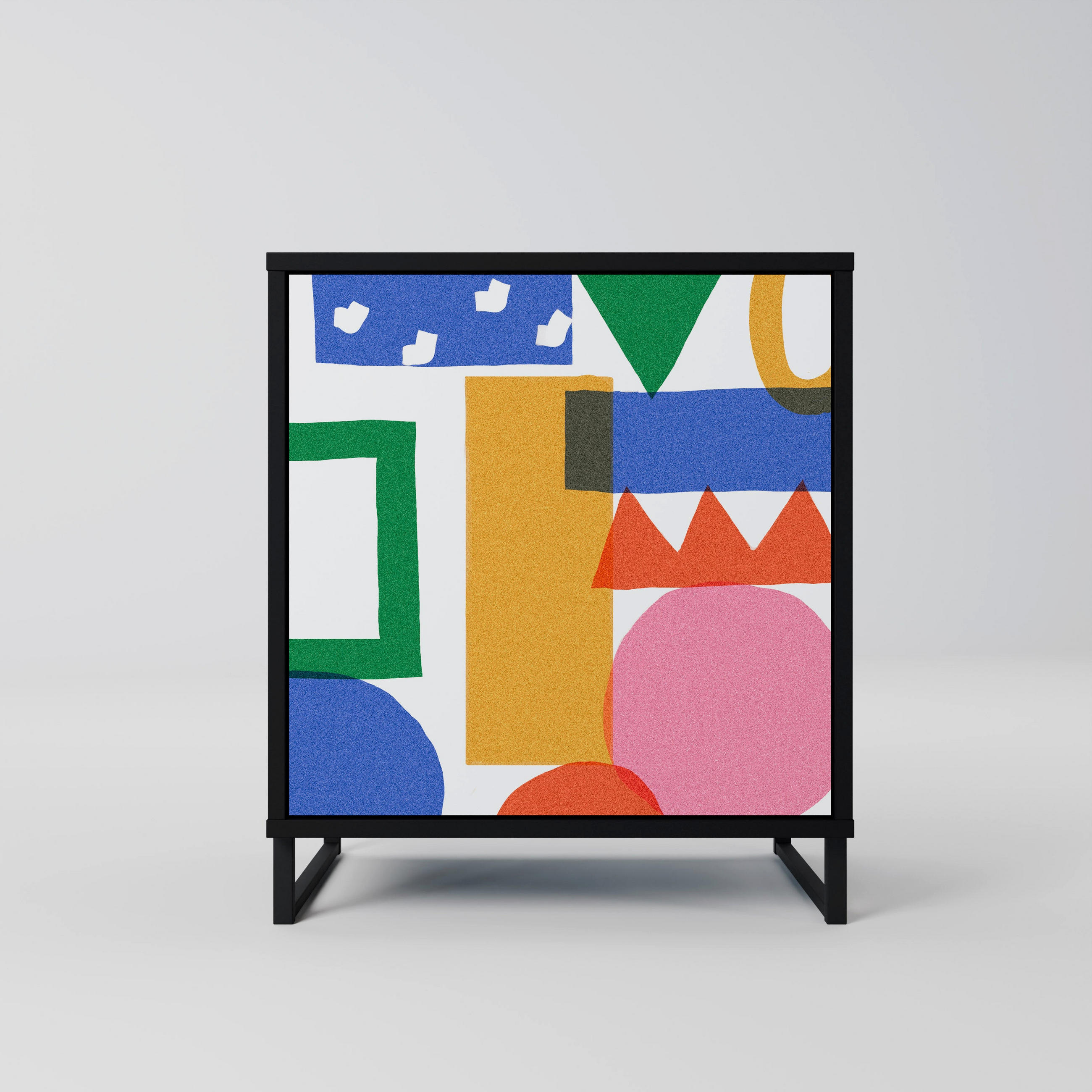 SpaceRebels Sideboard Schwarz 57.5x67.5x42 cm