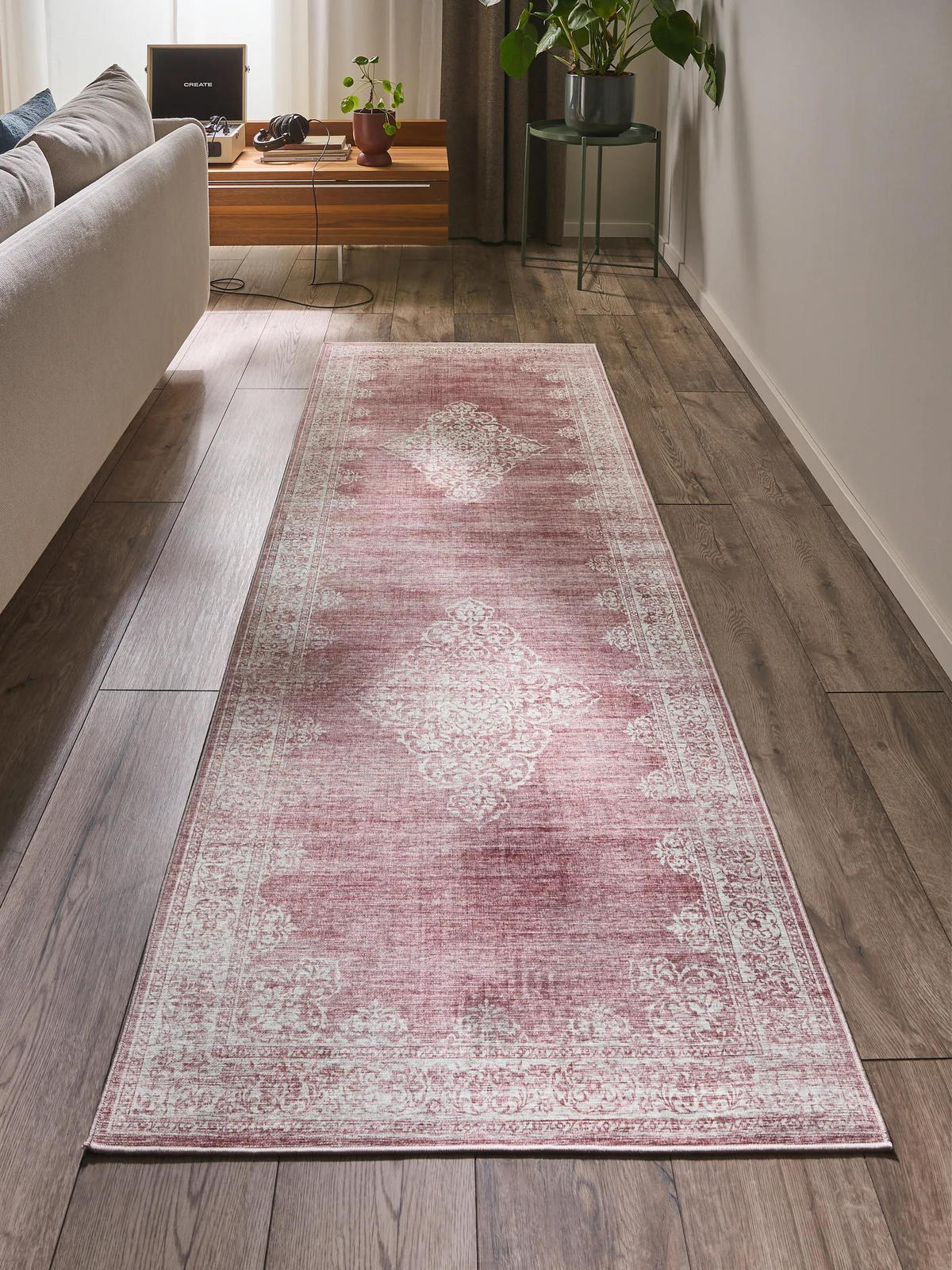 LAURIN roza tekaški prt 80x240 cm - roza, umetna masa/tekstil (80/240cm) - benuta Pop