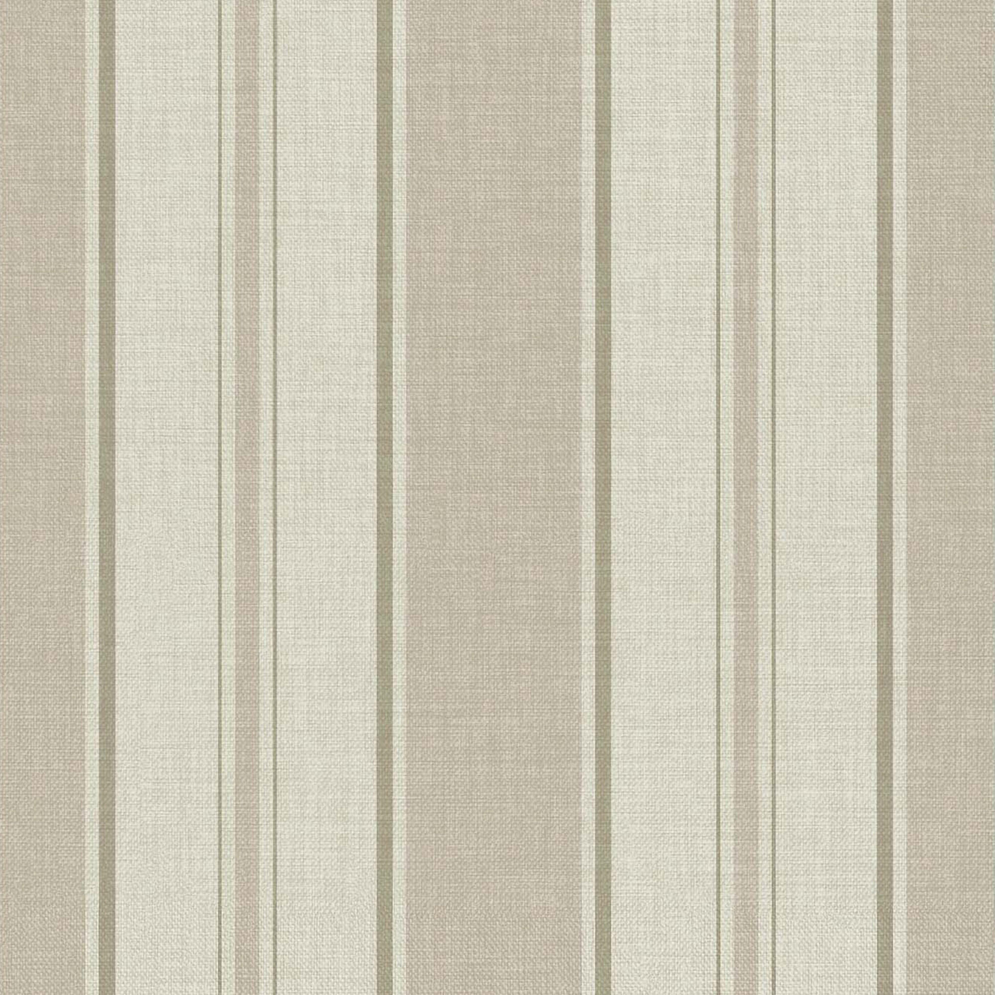 VLIESTAPETE Landhaus Streifen Champagne - Beige, Papier/Kunststoff (52/1000cm) - next