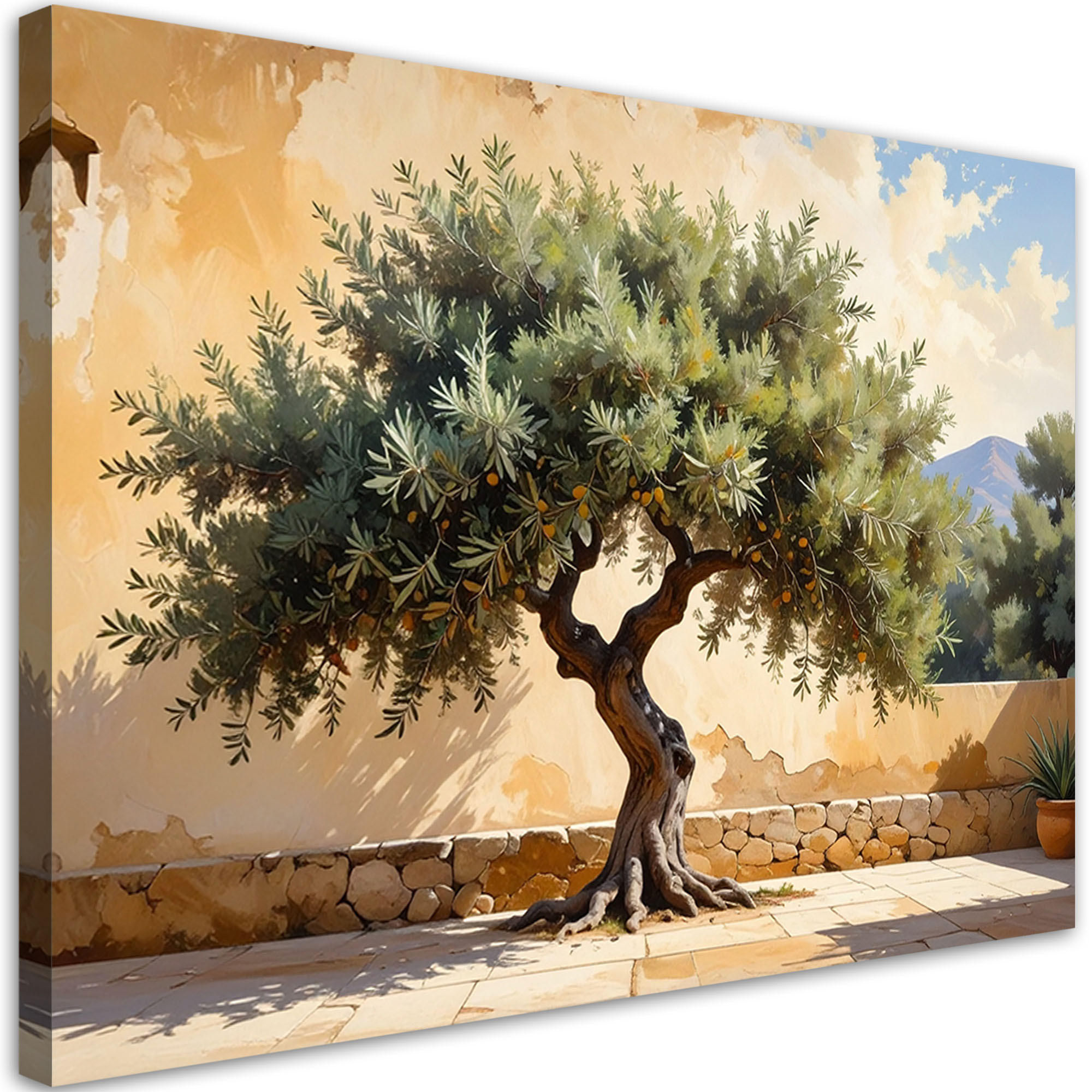 LEINWANDBILD Natur und Botanik 90x60cm - Beige, Textil (90/60cm) - Feeby