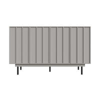 SIDEBOARD mit 4 Türen und verstellbaren Regalen, 140/38.5/82.5cm - Grau, Holzwerkstoff (140/82.5/38.5cm) - Urban Meuble