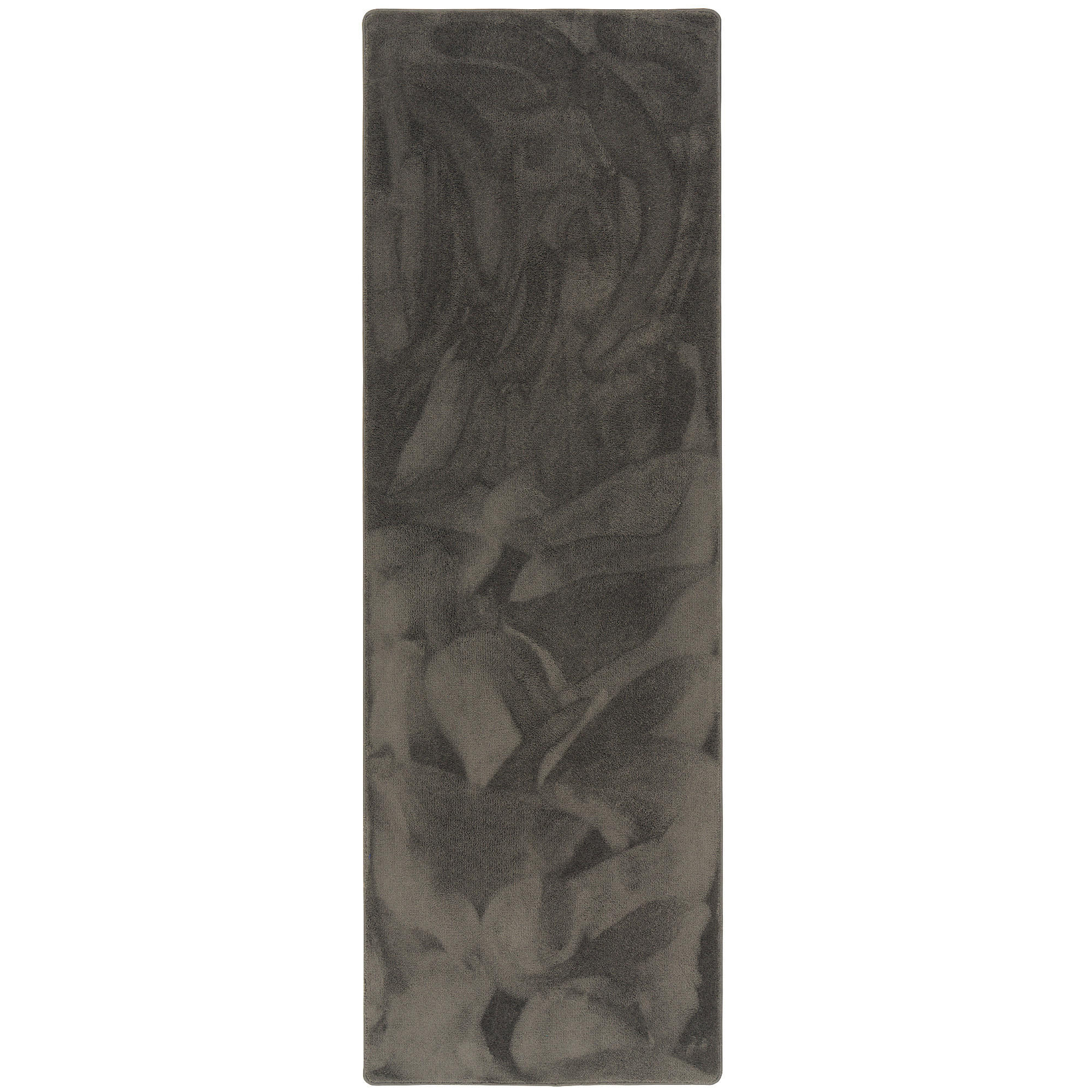 LUXUS SUPER SOFT HOCHFLOR LANGFLOR TEPPICH LÄUFER DELUXE - Anthrazit, Textil (100/400cm) - Snapstyle