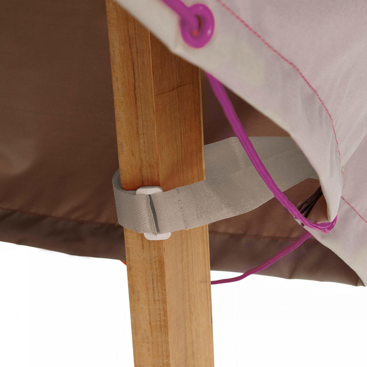 SCHUTZHÜLLE für Sonnenschirm 210 cm, Taupe - Taupe, Textil (57/210/57cm) - Oviala