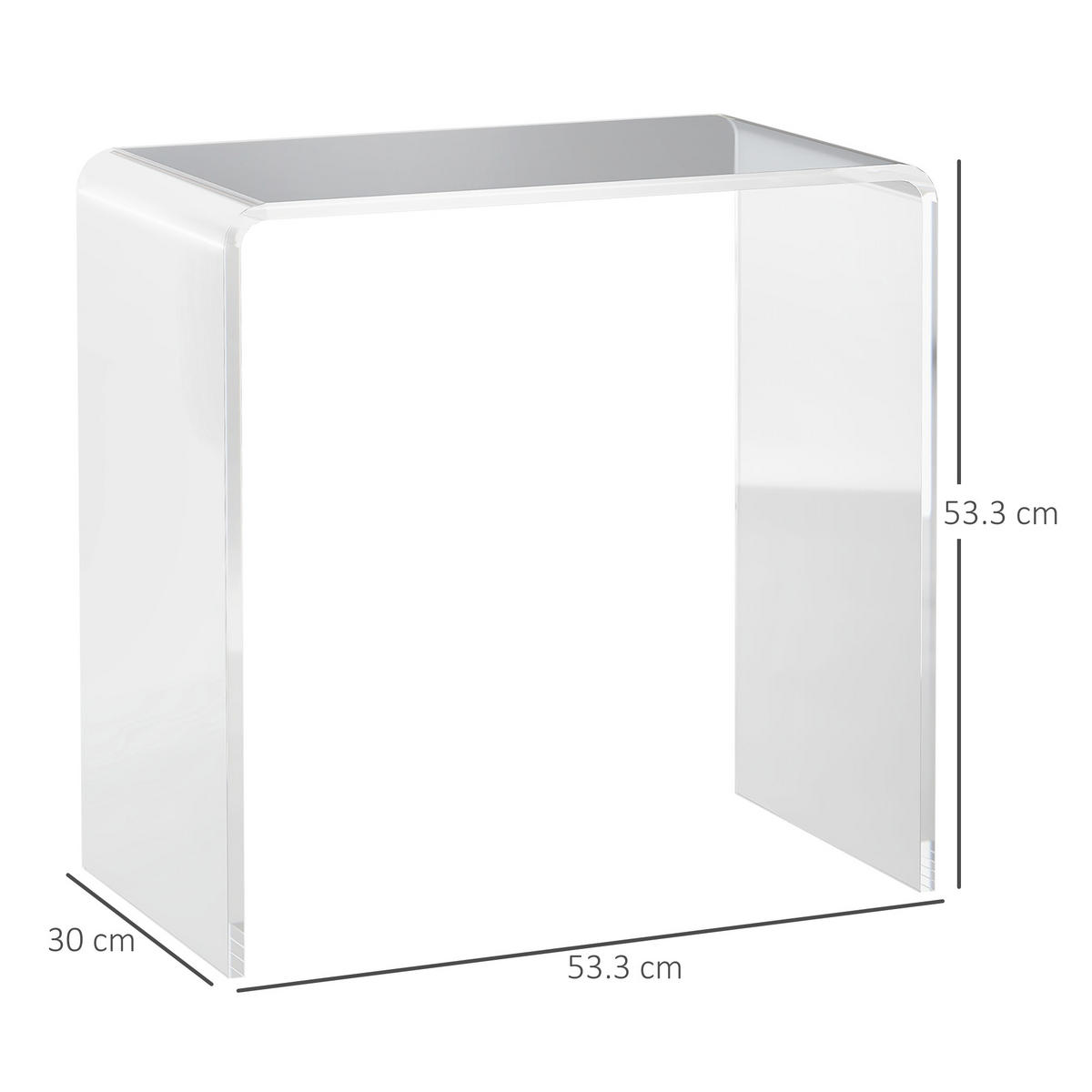 BARTISCH Transparent 1 Stück - Transparent, Kunststoff (53.5/30.5/53.5cm) - GiPP