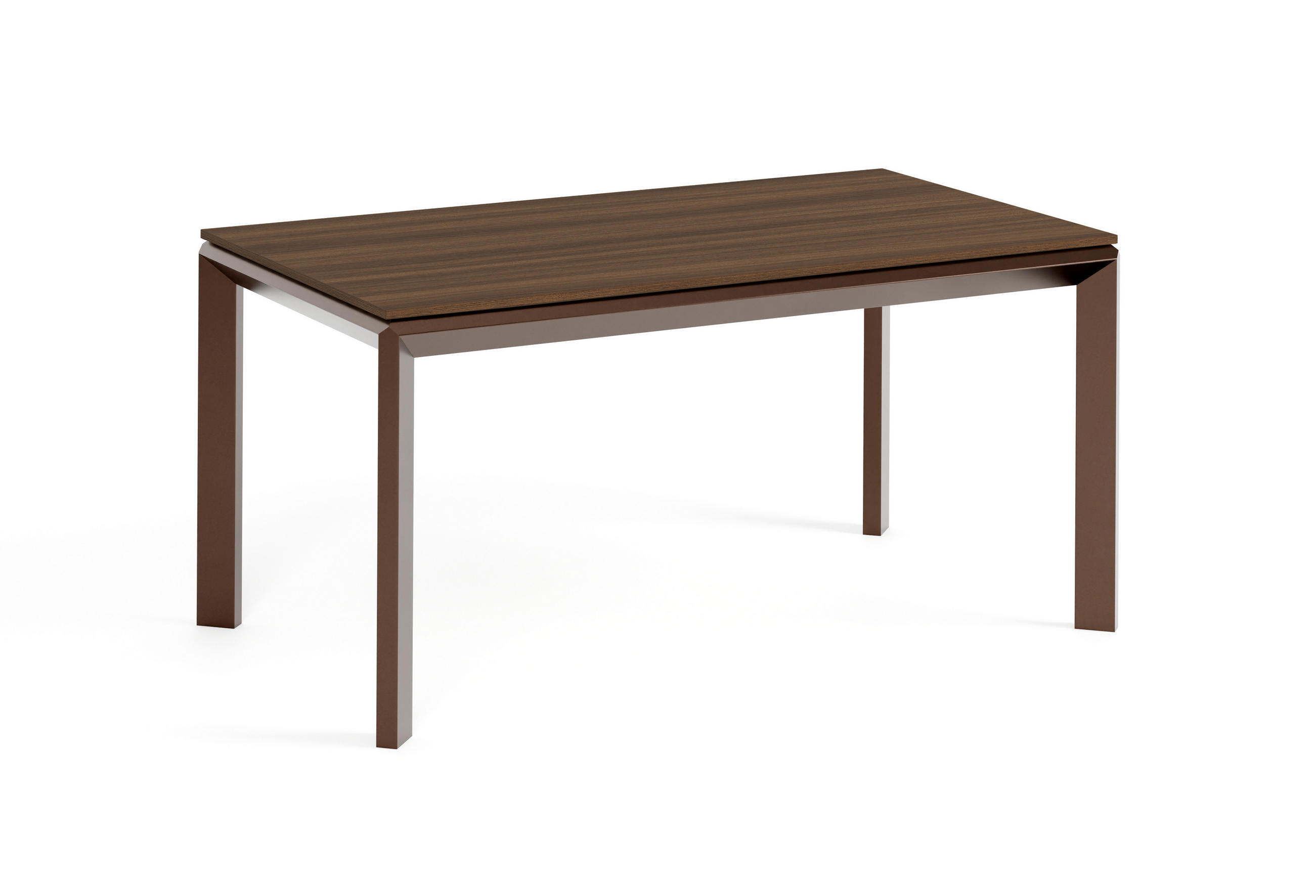 Meblini Esstisch Kastanien, Braun 160x76x90 cm