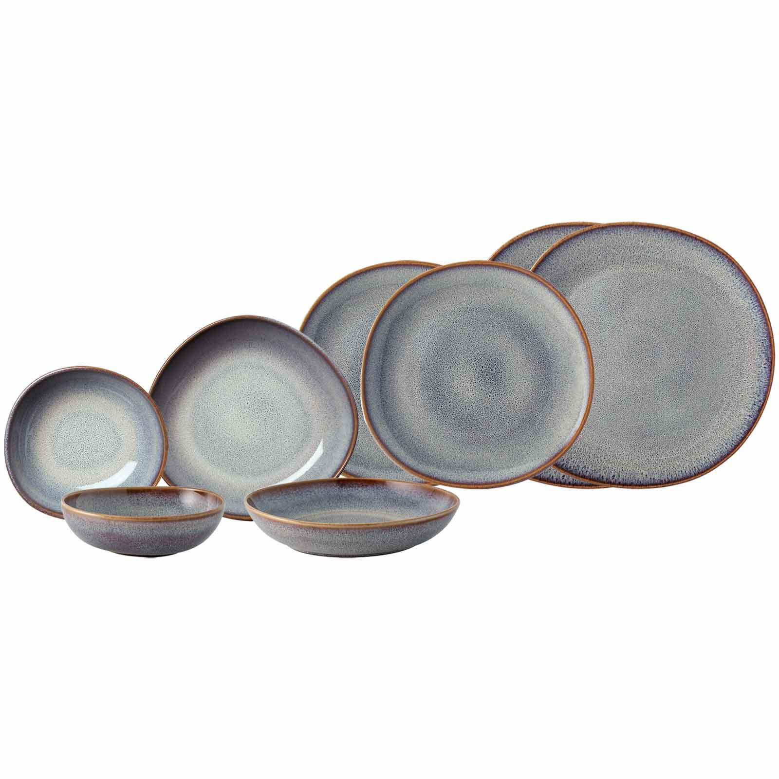 EINSTEIGER-SET Lave Beige 8er Set - Beige, Keramik (1/1/1cm) - like.Villeroy & Boch