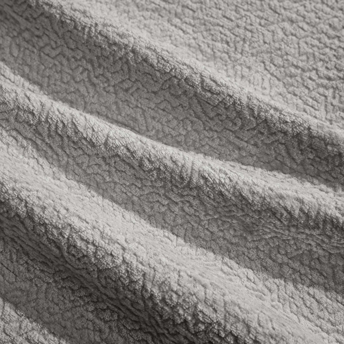 ECKSOFA 260/149/90 cm in Hellgrau aus Chenille mit Ottomane - Hellgrau, Textil (149/260cm) - Flora Grace
