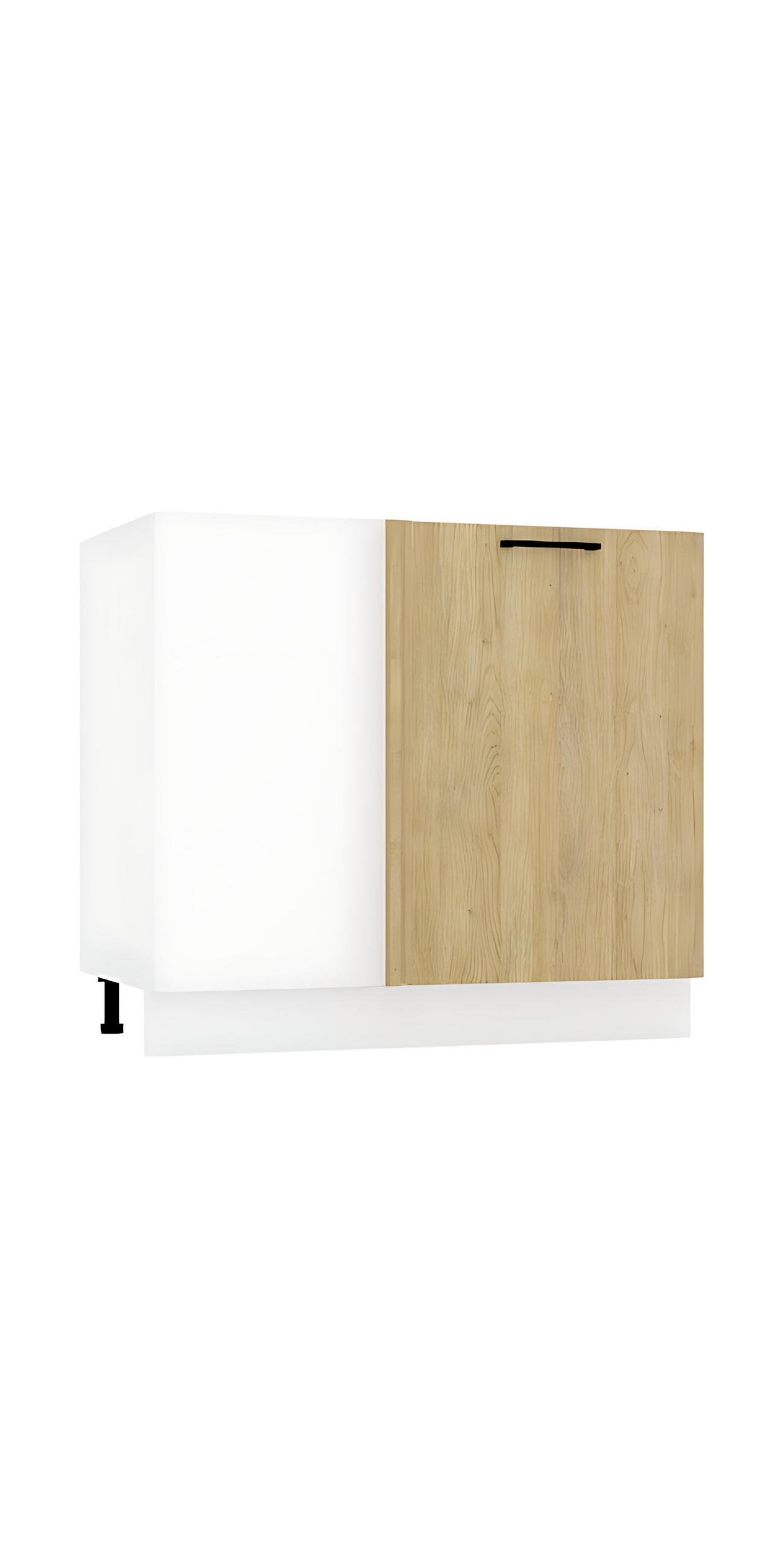 ECKUNTERSCHRANK DNP P/L - Dnoria - Praktische Ecklösung - Eiche Artisan, Holz (90/82/52.4cm) - ROYAL24_MARKT