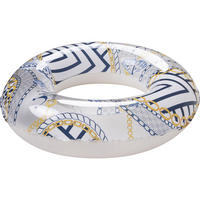 SCHWIMMREIFEN Blau-Weiß Ø90 cm Schwimmrung 1 von 2 zufälligen Designs - Multicolor, Kunststoff (90/90cm) - Avenli